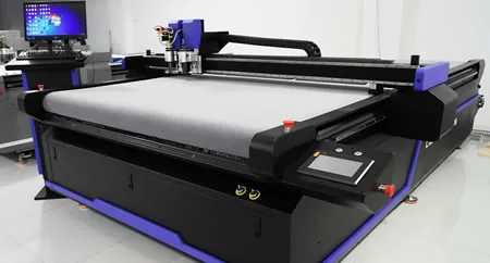 LDCUT aircraft-grade aluminum vacuum platform with zonal suction for material stability during cutting